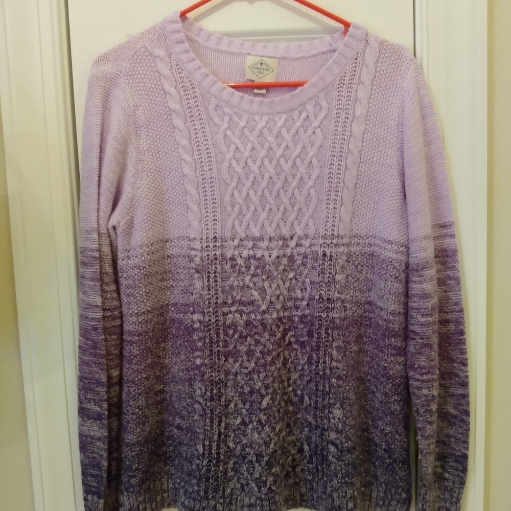 Purple Sweater Size XL, by St. John's Bay